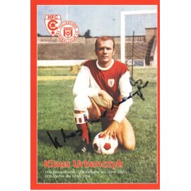 Autogramm Fussball | Hallescher FC | 1960er Retro | Klaus URBANCZYK (Portrait Color)