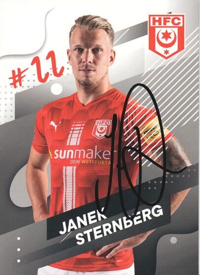 Autogramm Fussball | Hallescher FC | 2020 | Janek STERNBERG