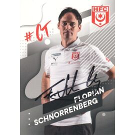 Autogramm Fussball | Hallescher FC | 2020 | Florian SCHNORRENBERG