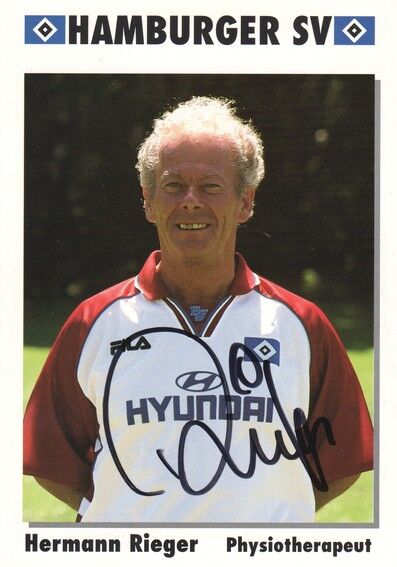 Autogramm Fussball | Hamburger SV | 1999 | Hermann RIEGER