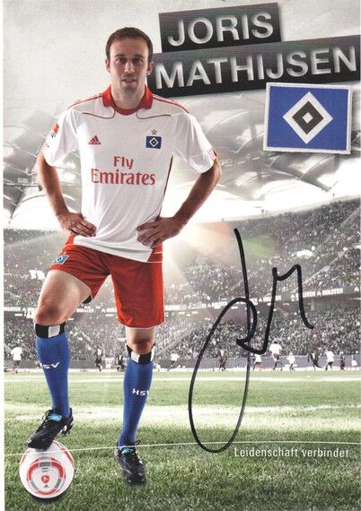 Autogramm Fussball | Hamburger SV | 2010 | Joris MATHIJSEN