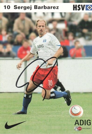 Autogramm Fussball | Hamburger SV | 2004 | Sergej BARBAREZ