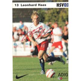 Autogramm Fussball | Hamburger SV | 2004 | Leonhard HAAS