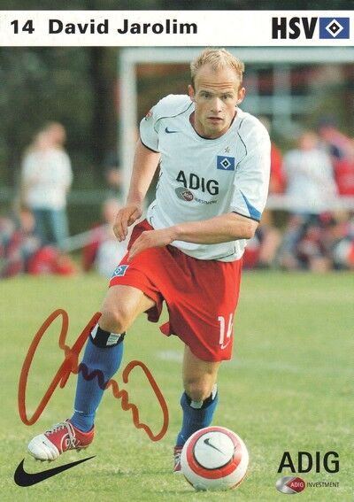 Autogramm Fussball | Hamburger SV | 2004 | David JAROLIM 