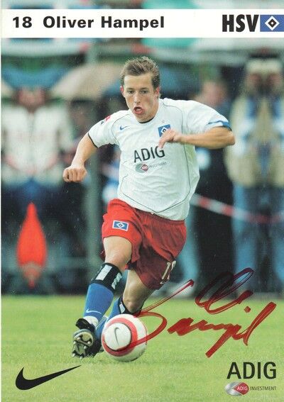 Autogramm Fussball | Hamburger SV | 2004 | Oliver HAMPEL