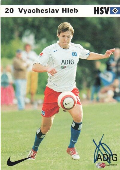 Autogramm Fussball | Hamburger SV | 2004 | Vyacheslav HLEB