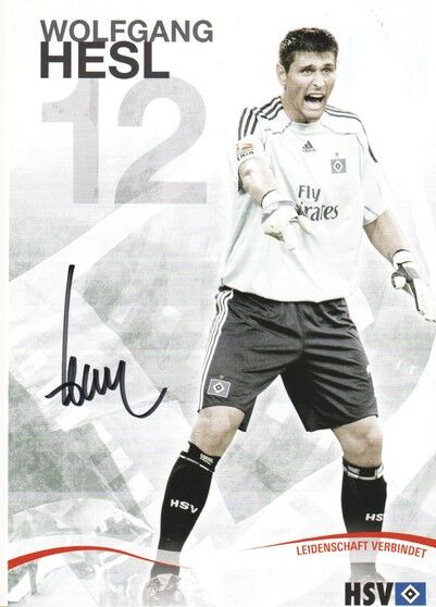 Autogramm Fussball | Hamburger SV | 2009 | Wolfgang HESL