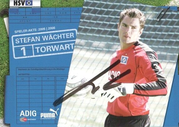 Autogramm Fussball | Hamburger SV | 2005 | Stefan WÄCHTER 