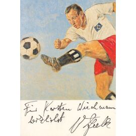 Autogramm Fussball | Hamburger SV | 1966 Retro | Uwe SEELER (Gemälde Color)
