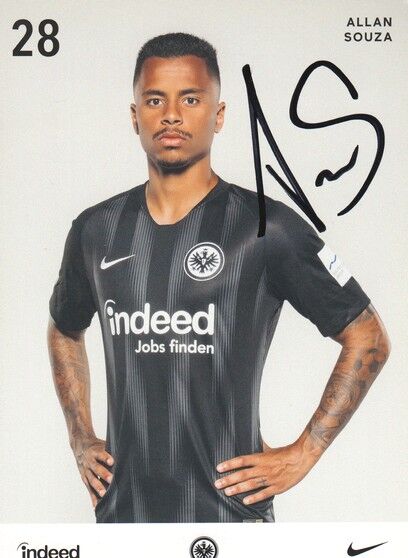 Autogramm Fussball | Eintracht Frankfurt | 2018 | Allan SOUZA