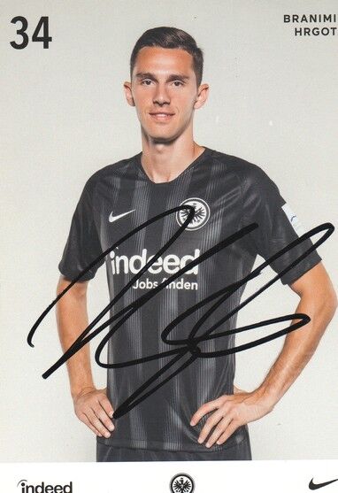 Autogramm Fussball | Eintracht Frankfurt | 2018 | Branimir HRGOTA