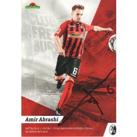 Autogramm Fussball | SC Freiburg | 2019 | Amir ABRASHI