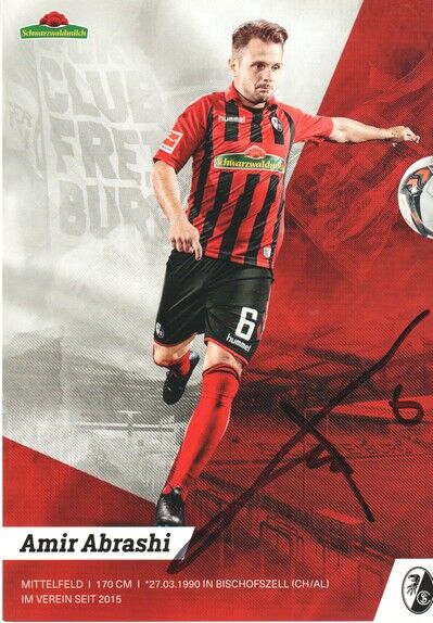 Autogramm Fussball | SC Freiburg | 2019 | Amir ABRASHI