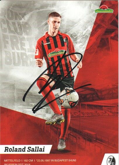 Autogramm Fussball | SC Freiburg | 2019 | Roland SALLAI