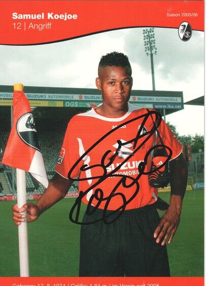 Autogramm Fussball | SC Freiburg | 2005 | Samuel KOEJOE