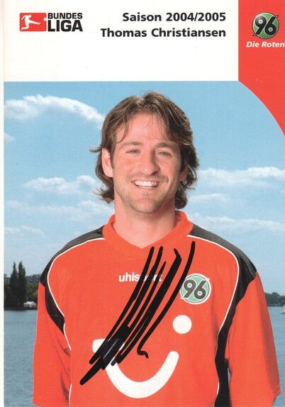 Autogramm Fussball | Hannover 96 | 2004 | Thomas CHRISTIANSEN