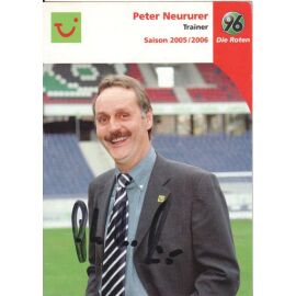 Autogramm Fussball | Hannover 96 | 2005 | Peter NEURURER