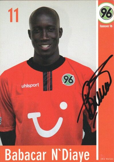 Autogramm Fussball | Hannover 96 | 2002 | Babacar N´DIAYE