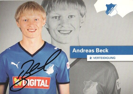 Autogramm Fussball | TSG 1899 Hoffenheim | 2008 | Andreas BECK