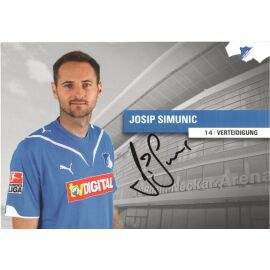 Autogramm Fussball | TSG 1899 Hoffenheim | 2009 | Josip SIMUNIC