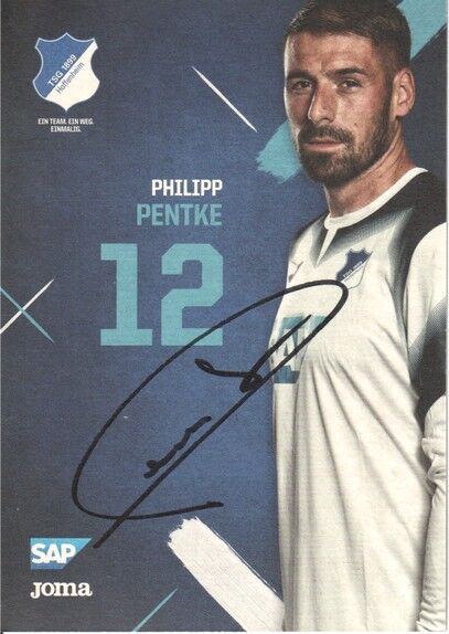 Autogramm Fussball | TSG 1899 Hoffenheim | 2019 | Philipp PENTKE