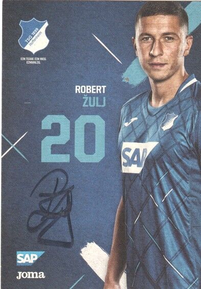 Autogramm Fussball | TSG 1899 Hoffenheim | 2019 | Robert ZULJ