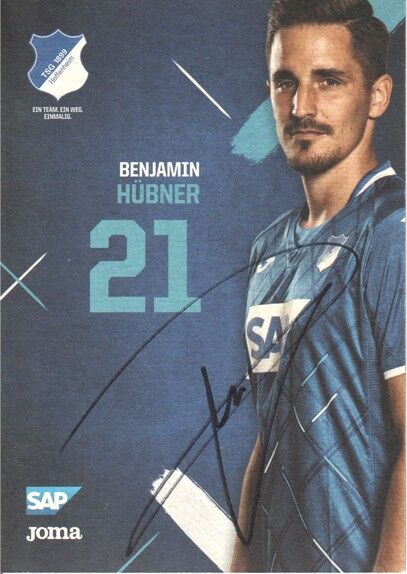 Autogramm Fussball | TSG 1899 Hoffenheim | 2019 | Benjamin HÜBNER