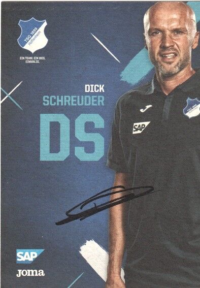 Autogramm Fussball | TSG 1899 Hoffenheim | 2019 | Dick SCHREUDER