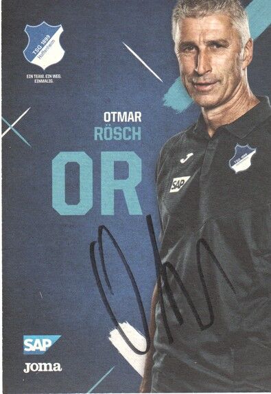 Autogramm Fussball | TSG 1899 Hoffenheim | 2019 | Otmar RÖSCH