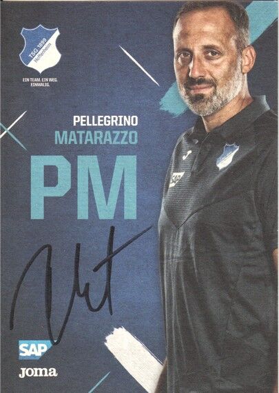Autogramm Fussball | TSG 1899 Hoffenheim | 2019 | Pellegrino MATARAZZO