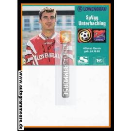 Autogramm Fussball | SpVgg Unterhaching | 1996 | Alfonso GARCIA
