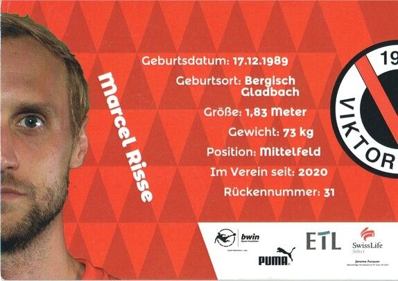 Autogramm Fussball | Viktoria Köln | 2020 | Marcel RISSE