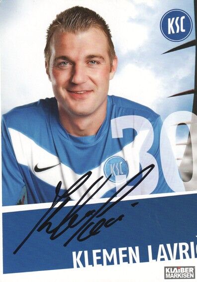 Autogramm Fussball | Karlsruher SC | 2011 | Klemen LAVRIC