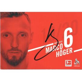 Autogramm Fussball | 1. FC Köln | 2019 | Marco HÖGER