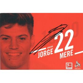 Autogramm Fussball | 1. FC Köln | 2019 | Jorge MERE