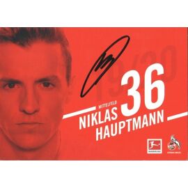 Autogramm Fussball | 1. FC Köln | 2019 | Niklas HAUPTMANN