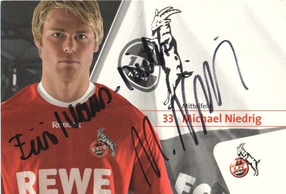 Autogramm Fussball | 1. FC Köln | 2008 | Michael NIEDRIG