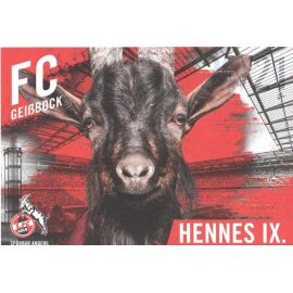AK Fussball | 1. FC Köln | 2020 | HENNES IX. (Maskottchen)