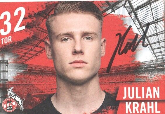Autogramm Fussball | 1. FC Köln | 2020 | Julian KRAHL