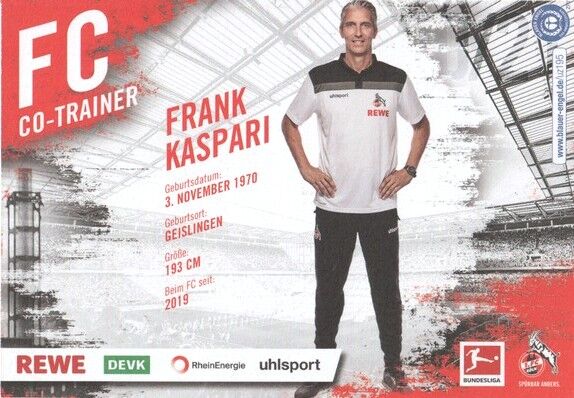 Autogramm Fussball | 1. FC Köln | 2020 | Frank KASPARI