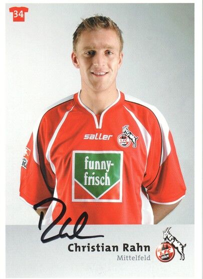 Autogramm Fussball | 1. FC Köln | 2004 | Christian RAHN