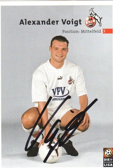 Autogramm Fussball | 1. FC Köln | 2000 | Alexander VOIGT