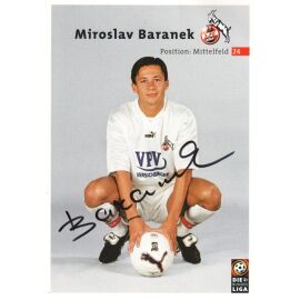 Autogramm Fussball | 1. FC Köln | 2000 | Miroslav BARANEK
