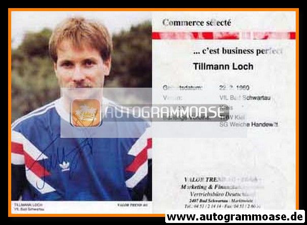 Autogramm Handball | VfL Bad Schwartau | 1990 | Tillmann LOCH