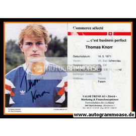 Autogramm Handball | VfL Bad Schwartau | 1990 | Thomas KNORR