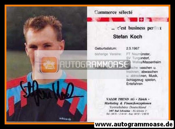 Autogramm Handball | VfL Bad Schwartau | 1990 | Stefan KOCH