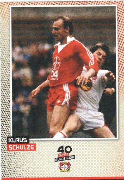 AK Fussball | Bayer Leverkusen | 40 Jahre BL | Klaus SCHULZE