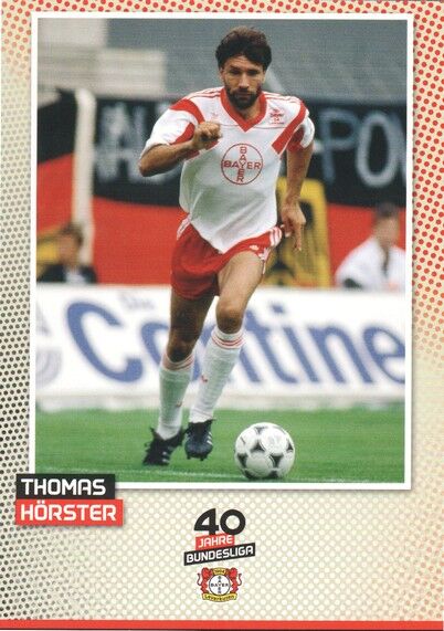 AK Fussball | Bayer Leverkusen | 40 Jahre BL | Thomas HÖRSTER
