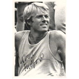 Autogramm Film (USA) | Robert REDFORD | 1969 "Downhill Racer" (Portrait SW)