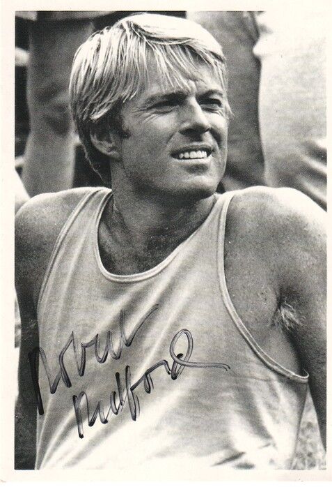 Autogramm Film (USA) | Robert REDFORD | 1969 "Downhill Racer" (Portrait SW)